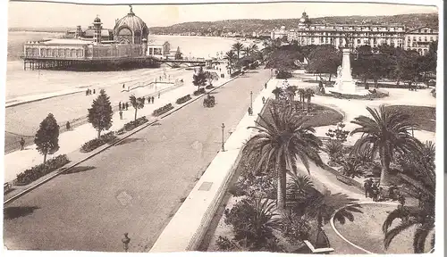 Küste mit Stadt v.1910 (AK4883)