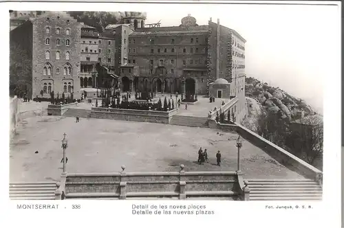 Montserrat , Detalle de las nuevas plazas v.1955 (AK4908)
