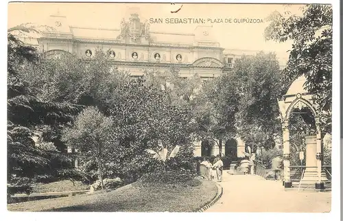San Sebastian - Plaza de Guipúzcoa v.1937 (AK4933)