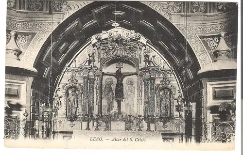 Lezo - Altar del S.Cristo v.1912 (4936)