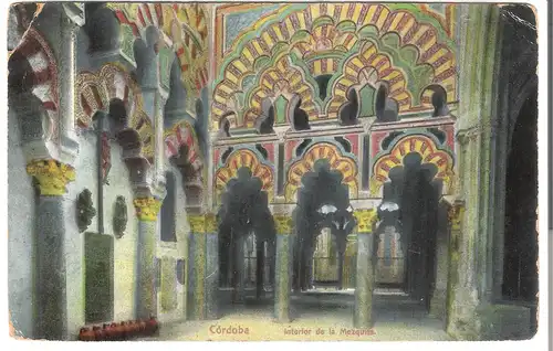 Córdoba - Interior de la Mezquita v.1923 (AK4939)