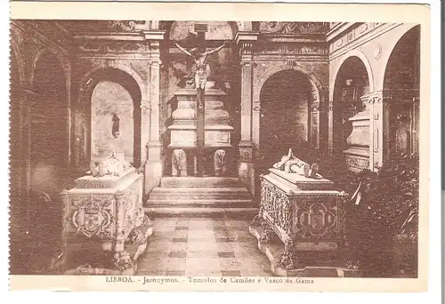 Lisboa - Jeronimos - Tumulus de Camoes e Vasco da Gama v.1928 (AK4940)
