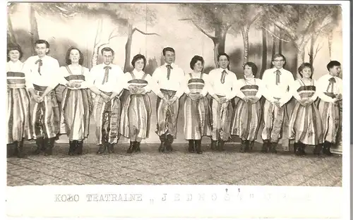 Kolo Teatralne "JEDNOSC" Algrange v.1938 (AK4942)