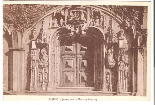 Lisboa, Jeronymos - Um dos Porticos v.1955 (AK4957)