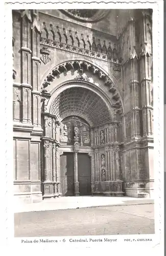 Palma de Mallorca - Catedral, Puerta Mayor v.1958 (AK4969)