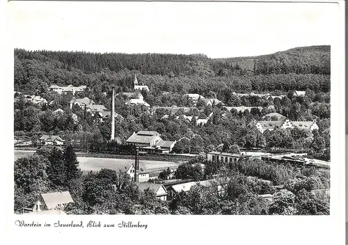 Warstein im Sauerland - Blick zum Stillenberg  v.1952 (53512)