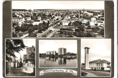 Dörnigheim am Main - 4 Ansichten    v.1965 (AK53519)