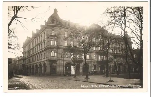 Grand Hotel - Waldek - Pilsen  v.1928 (AK53529)