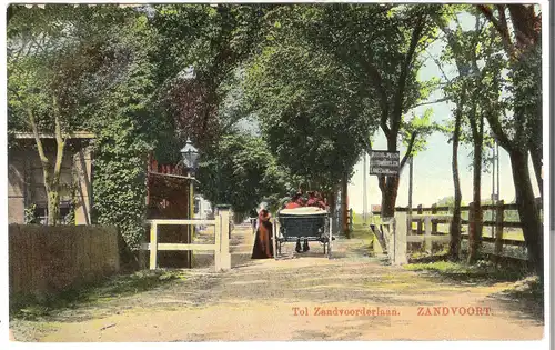 Zandvoort - Tol Zandvoortderlaan  v.1922 (AK53542)