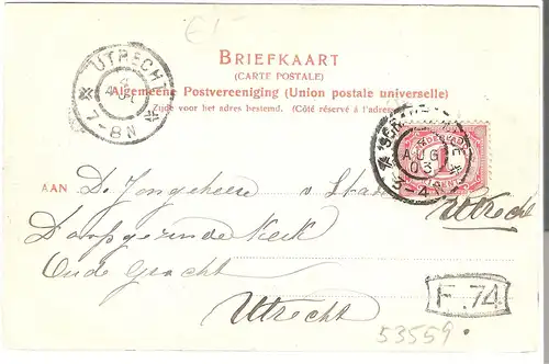 Scheveningen -  Wandelhoofd: Koningin Wilhelmina v.1903 (AK53559)