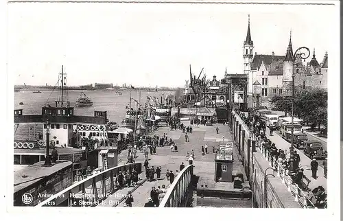 Antwerpen - Het Steen en de Haven - Avers - Le Steen et le Port v.1940 (53565)