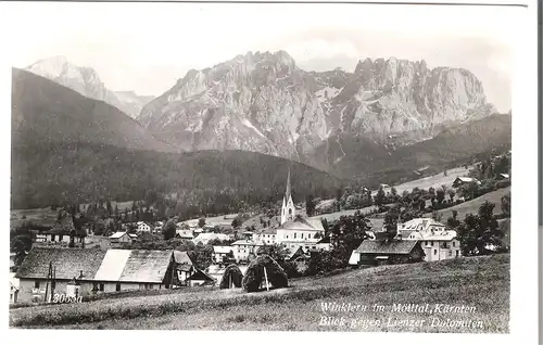 Winklern im Mölltal, Kärnten - Blick gegen Lienzer Dolomiten v.1952 (AK53585)