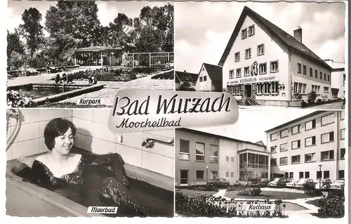 Bad Wurzach - Moorheilbad - 4 Ansichten   v.1963 (AK53587)