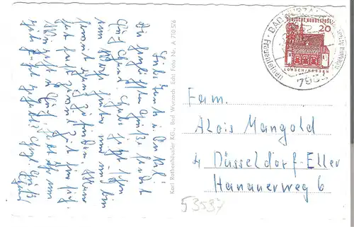 Bad Wurzach - Moorheilbad - 4 Ansichten   v.1963 (AK53587)