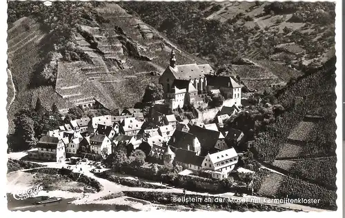 Beilstein an der Mosel mit Karmeiitenkloster  v.1953 (AK53594)
