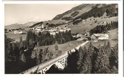 Riezlern / Kleinwalsertal mit Breitachbrücke  v.1954 (AK53598)