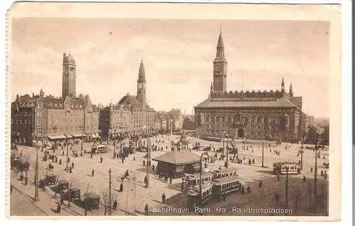 Kobenhavn - Parti fra Raadhuspladsen v.1921 (AK5015)