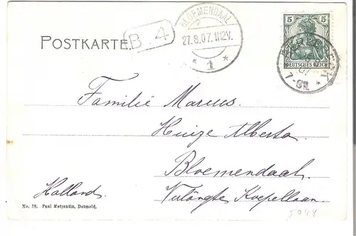 Teutoburger Wald - Donoper Teich  v.1907 (AK5044)