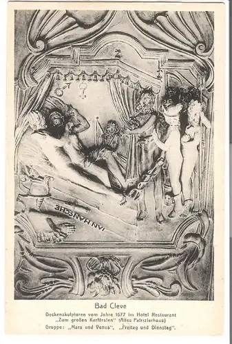 Bad Cleve - Hotel-Restaurant "Zum großen Kurfürst" (Altes Patrizierhaus) v.1927 (AK5060)