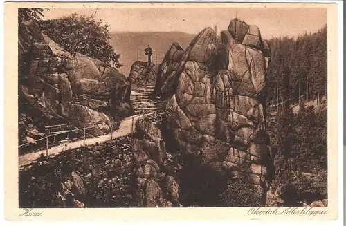 Harz - Okertal Adlerklippe  v.1926 (AK5068)