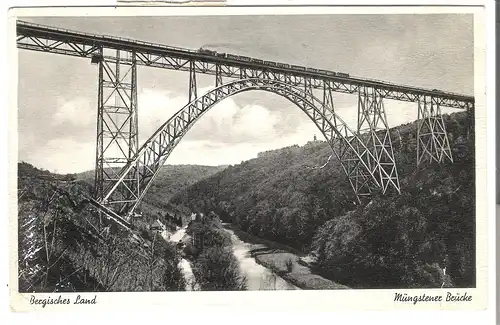 Müngstener Brücke - Bergisches Land - höchste Eisenbahnbrücke  v.1953 (AK5088)