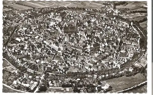 Nördlingen - Fliegeraufnahme v.1961 (5102)