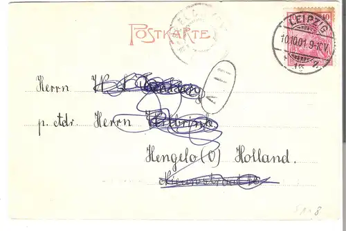 Leipzig - Conzerthaus m. Bibliothek v.1901  (AK5118)