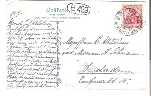 Wildbad - Forsthaus b.d. grossen Tanne (Hotel Concordia) v.1906  (AK5125)