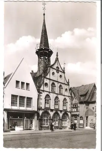 Burgsteinfurt i./Westf. - Rathaus und Geschäft  v.1966 (AK5135)