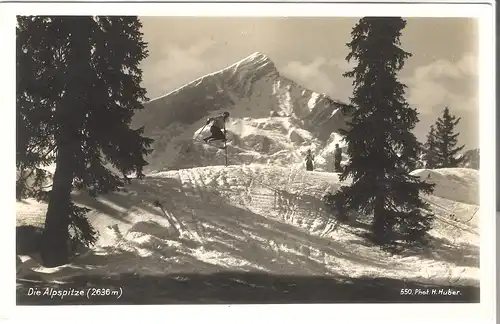 Die Alpspitze (2636m) v.1928 (AK5136)