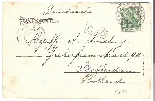 Königsberg - Universität mit Denkmal Friedrich Wilhelm IV.  v.1905 (AK5150)