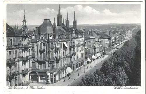 Weltkurstadt Wiesbaden - Wilhelmstrasse v. 1936 (AK5188)