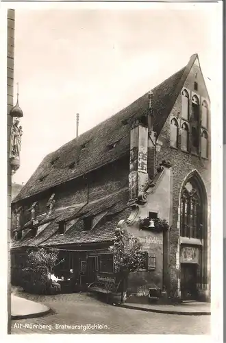 Alt-Nürnberg - Bratwurstglöcklein v. 1928 (AK5192)