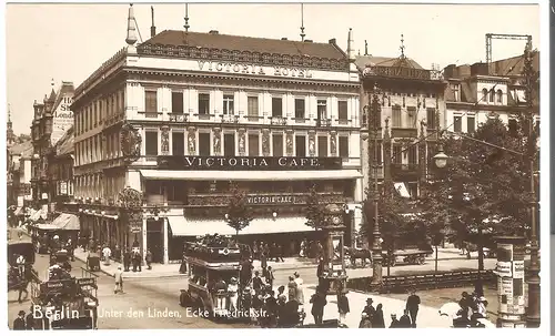 Berlin - Unter den Linden, Ecke Friedrichstr. v. 1921 (AK5198-1)