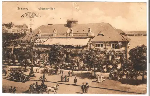 Hamburg - Alsterpavillon v. 1921 (AK5203)