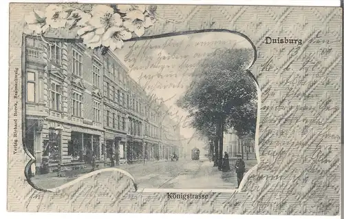 Duisburg - Königstrasse v. 1901 (AK5207)