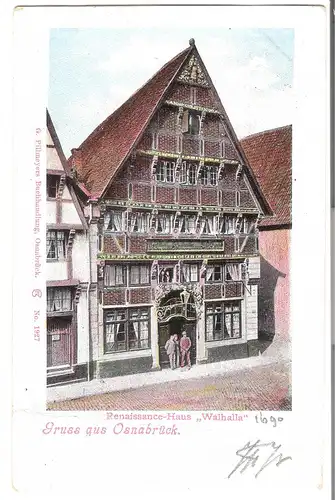 Gruss aus Osnabrück - Renaissance-Haus "Walhalla"  v. 1901 (AK5208)