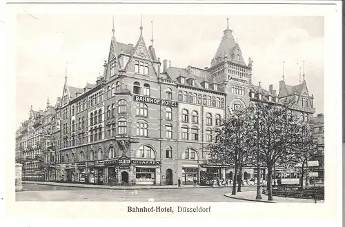 Düsseldorf - Bahnhof-Hotel   v. 1923 (AK5216)