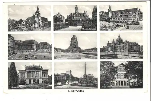 Leipzig - 9 Ansichten   v. 1937 (AK5221)