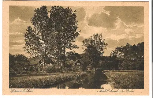 Spreewaldbilder - Am Hochwald bei Eiche  v. 1913 (AK45501)