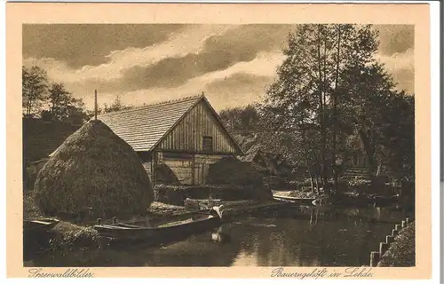 Spreewaldbilder - Bauerngehöft in Lehde  v. 1913 (AK45505)