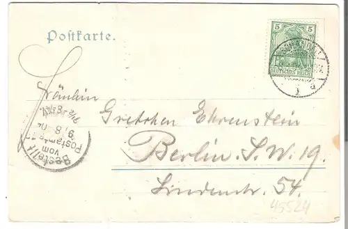 Kuhstall - sächs. Schweiz - 2 Ansichtem  v. 1904 (AK45524)