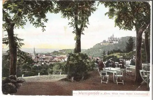 Wernickerode a. Harz - Blick vom Hotel Lindenberg v. 1912 (AK45530)