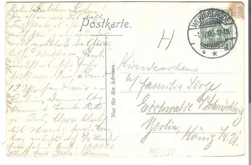 Wernickerode a. Harz - Blick vom Hotel Lindenberg v. 1912 (AK45530)