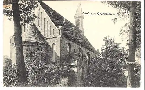 Gruß aus Grünheide i. M.  v. 1915 (AK45531)
