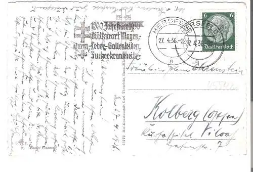 736 - 1936 Hersfeld - 1200 Jahre - 5 Ansichten v. 1936  (AK45542 )