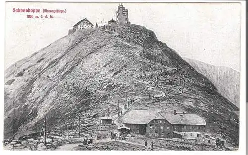 Schneekoppe - Riesengebirge v. 1923  (AK45566)