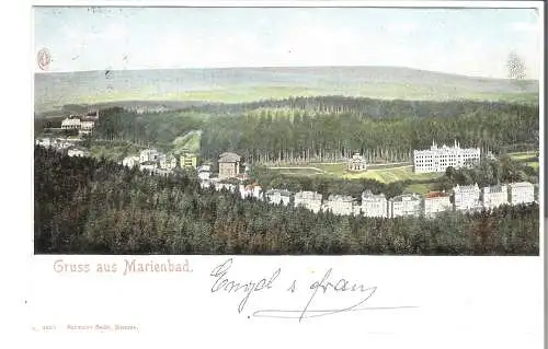 Gruss aus Marienbad v. 1900   (AK45567)
