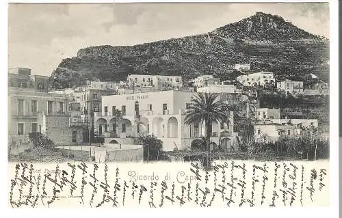Ricardo di Capri - Hotel Pagano v. 1899     (AK45576)