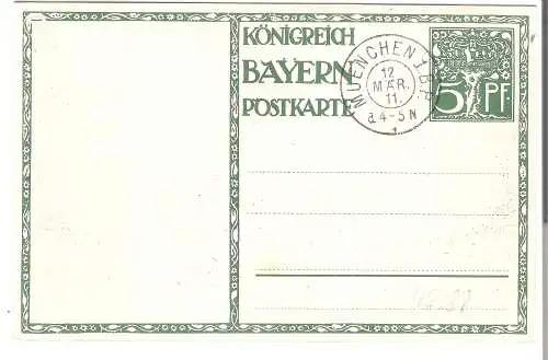 Königreich Bayern mit Sonderstempel v. 1911 (AK45588)